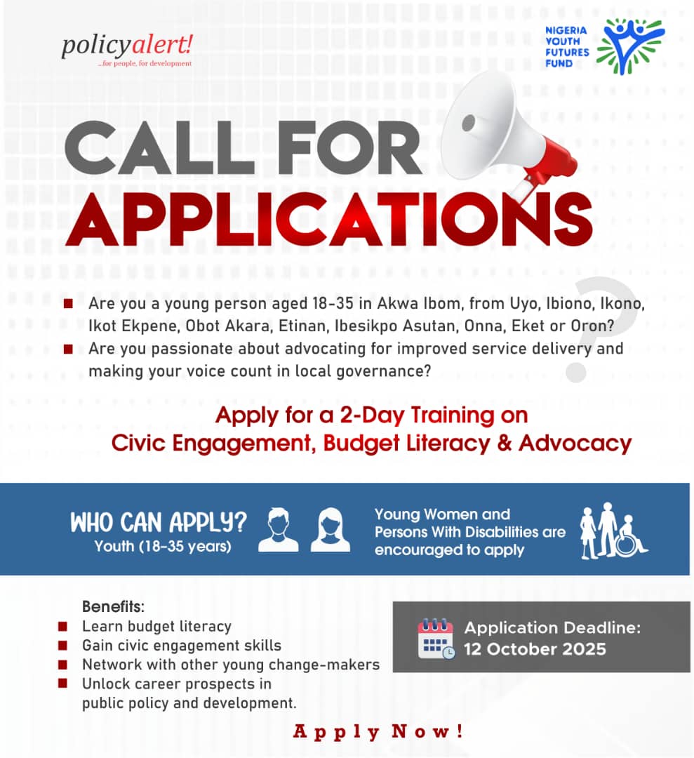 Call for Applications: 2-Day Training on Civic Engagement, Budget Literacy and Advocacy